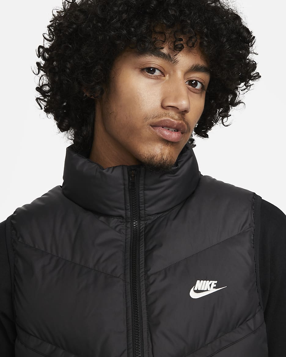 Black nike vest mens best sale